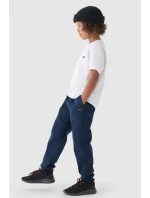 Chlapecké Kalhoty Jogger Casual Hladké Tmavě Modré model 21668668 - 4F