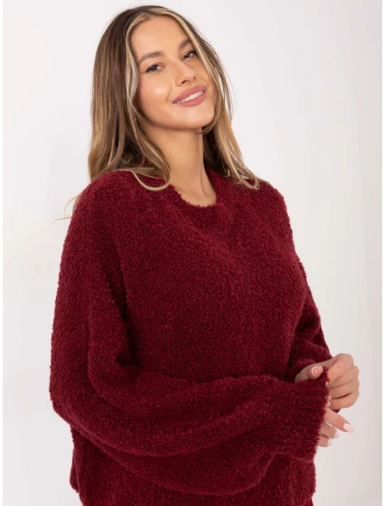 Sweter CH SW model 21782335 bordowy - FPrice