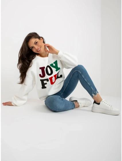 Bluza EM BL 617 model 18484393 ecru - FPrice Bluza EM BL 617 model 18484393 ecru - FPrice