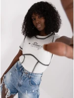 T shirt NM TS model 19662285 biały - FPrice T shirt NM TS model 19662285 biały - FPrice