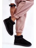 Dámské semišové nízké boty do sněhu Černe Shelie Dámské semišové nízké boty do sněhu Černe Shelie