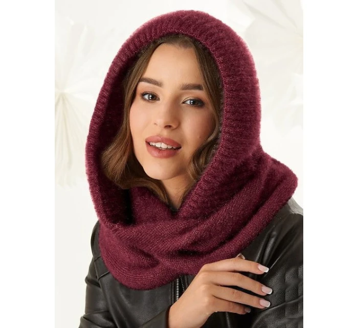 Dámská kapuce s  Vínová  model 21782941 - AJS
