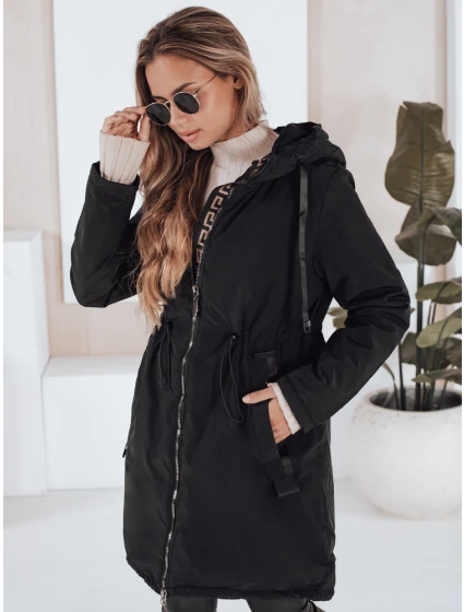 Dámská přechodová bunda parka VERONI černá FashionStreet TY3233