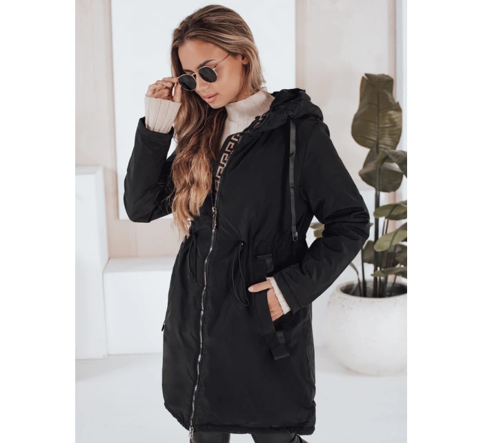 Dámská přechodová bunda parka VERONI černá FashionStreet TY3233