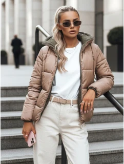 Dámská přechodná bunda oboustranně prošívaná VICTORIA SNUG zlatá TY3697