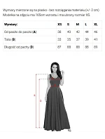 rozšířené midi šaty pro  vínové model 21735047 - numoco