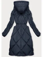 Tmavě modrá zimní bunda s límcem model 21246091 - LHD