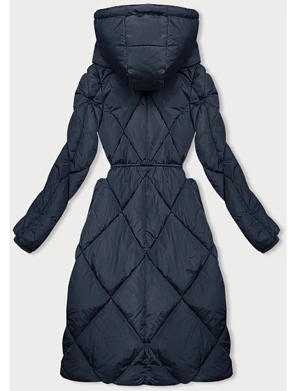 Tmavě modrá zimní bunda s límcem model 21246091 - LHD