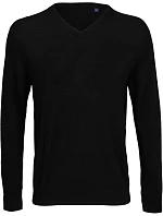 NEOBLU Sullivan Men Pánský svetr s výstřihem do V 24.3987 deep black NEOBLU Sullivan Men Pánský svetr s výstřihem do V 24.3987 deep black