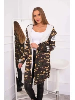 Slipová bunda khaki+béžová Slipová bunda khaki+béžová