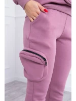 Izolační sada s ozdobnou kapsou tmavě růžová