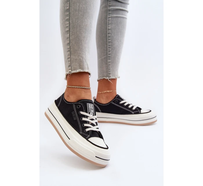 Dámské tenisky Big Star model 21653765 Černé - Big Star Shoes Dámské tenisky Big Star model 21653765 Černé - Big Star Shoes