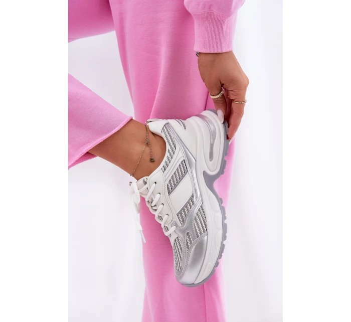 Dámské tenisky Big Star model 21692122 Bílé - Big Star Shoes Dámské tenisky Big Star model 21692122 Bílé - Big Star Shoes