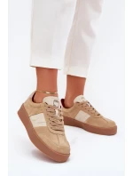 Dámské Zamszové Tenisky Daniel Lopez Just Dare SS2D4022 Béžové