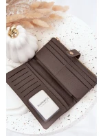 Dámská peněženka z ekokůže Velká šedá Gilessa Dámská peněženka z ekokůže Velká šedá Gilessa