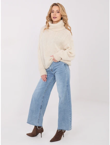 Sweter IN SW model 21782339 jasny beżowy - FPrice