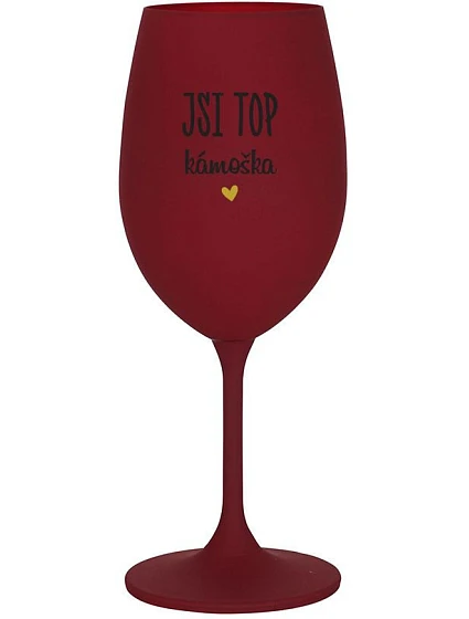 JSI TOP KÁMOŠKA - bordo sklenice na víno 350 ml JSI TOP KÁMOŠKA - bordo sklenice na víno 350 ml