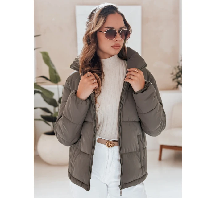 Dámská prošívaná bunda LAROSE šedá FashionStreet TY4944