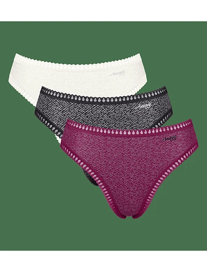 sloggi GO Crush High leg C3P - Black Combination - SLOGGI Black Combination - SLOGGI sloggi GO Crush High leg C3P - Black Combination - SLOGGI Black Combination - SLOGGI