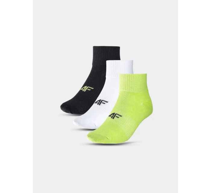 Chlapecké kotníkové ponožky (3 balení) 4F Junior 4FJWMM00USOCU330-91S