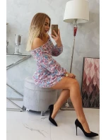 Pudrově růžová květinová sada