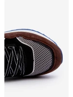 Pánské tenisky Big Star NN174322 Memory Foam System hnědo-černé Pánské tenisky Big Star NN174322 Memory Foam System hnědo-černé