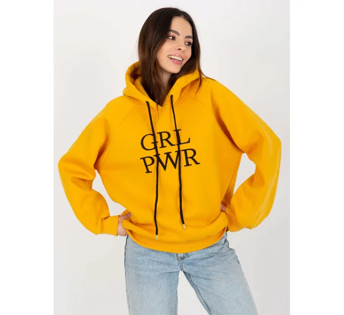 Dámská mikina EM BL 651 2.14X tmavě žlutá - FPrice Dámská mikina EM BL 651 2.14X tmavě žlutá - FPrice