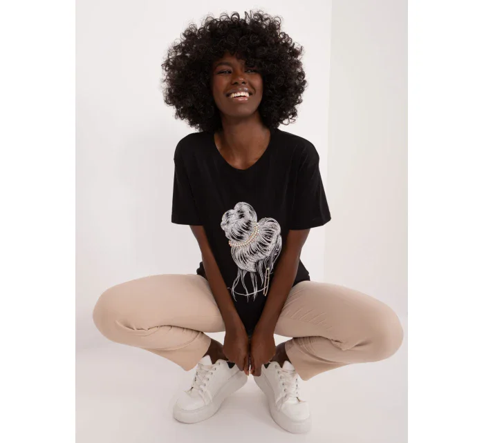 T shirt PM TS model 21192733 czarny - FPrice