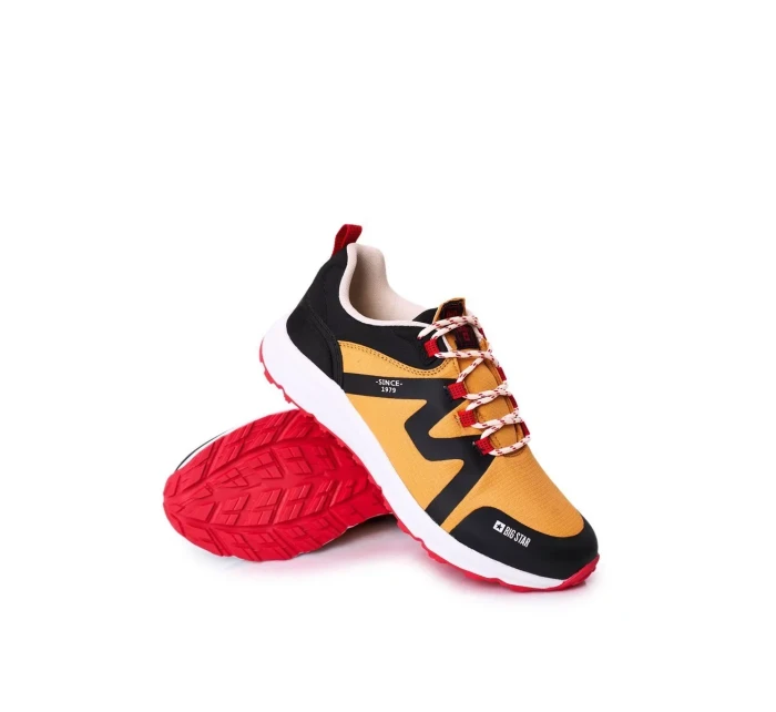 Men's Sport Shoes Memory Foam Big Star model 20769979 Camel - Big Star Shoes