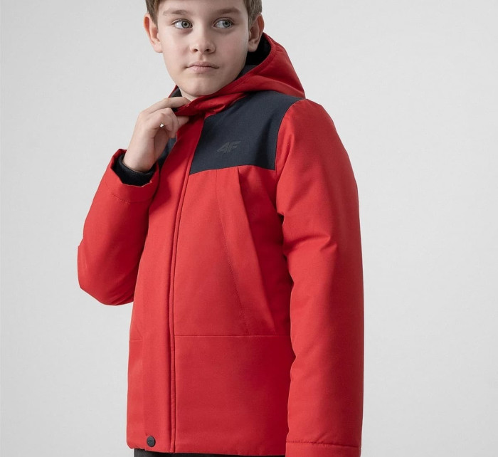 Dětská bunda 4F J4Z21-JKUM201 červená