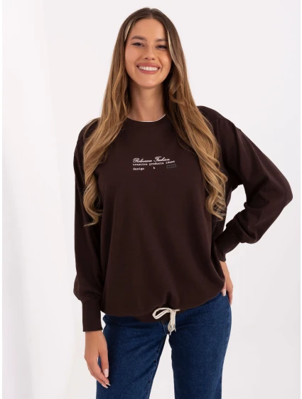 Dámská halenka RV BL A870.45 tmavě hnědá - FPrice