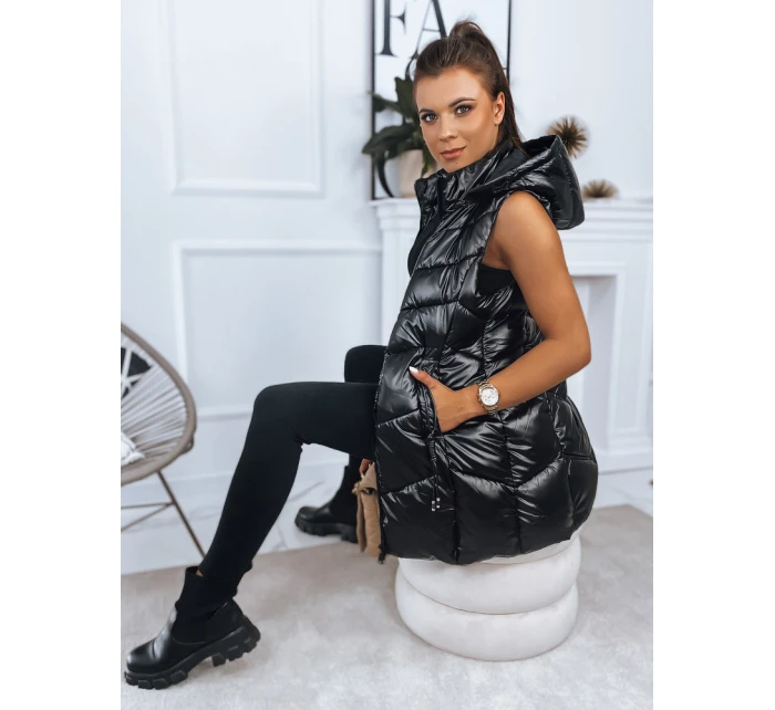 Dámská vesta MADANA černá FashionStreet TY2980