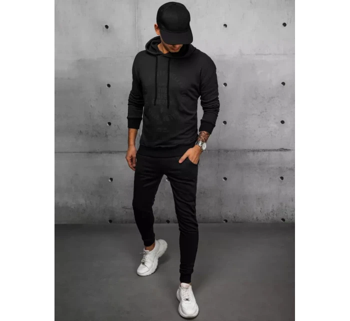 Pánské černé tepláky Dstreet AX0692 Pánské černé tepláky Dstreet AX0692