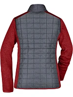Daiber JN 741 Dámská pletená hybridní bunda 02.0741 red melange/anthracite melange Daiber JN 741 Dámská pletená hybridní bunda 02.0741 red melange/anthracite melange