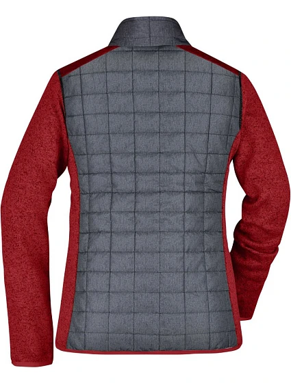JN Dámská pletená hybridní bunda 02.0 red melange/anthracite melange model 22489314 - Daiber JN Dámská pletená hybridní bunda 02.0 red melange/anthracite melange model 22489314 - Daiber