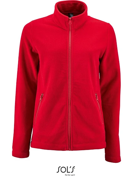 SOL'S Norman Women Dámská fleecová bunda 25.2094 red