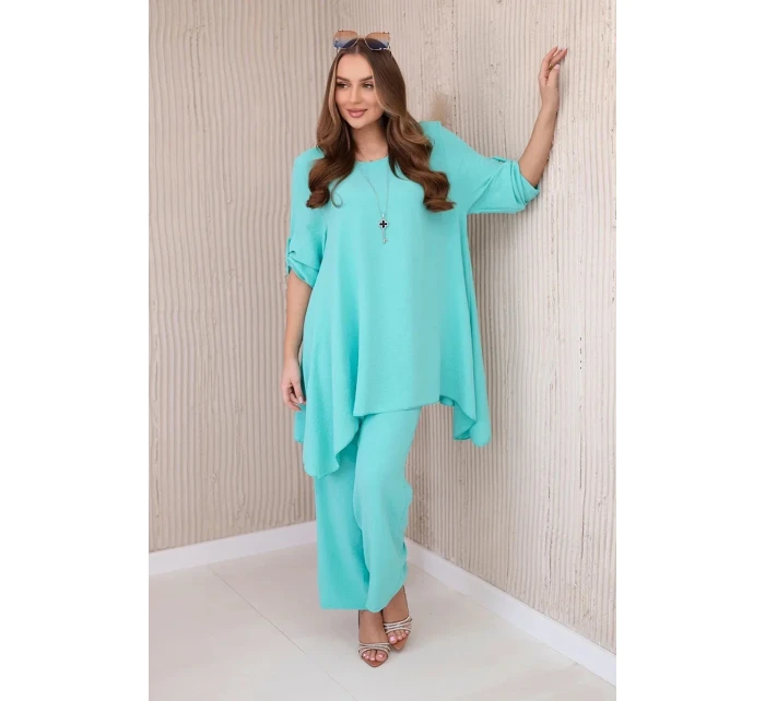 Sada halenky + kalhot s přívěskem mincovna Sada halenky + kalhot s přívěskem mincovna