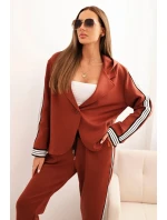 Dámská souprava s viskózou a a sportovní sako model 21339247 - K-Fashion