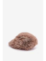 Dámské Kožešinové Pantofle Tmavě Béžové Wladisa Dámské Kožešinové Pantofle Tmavě Béžové Wladisa