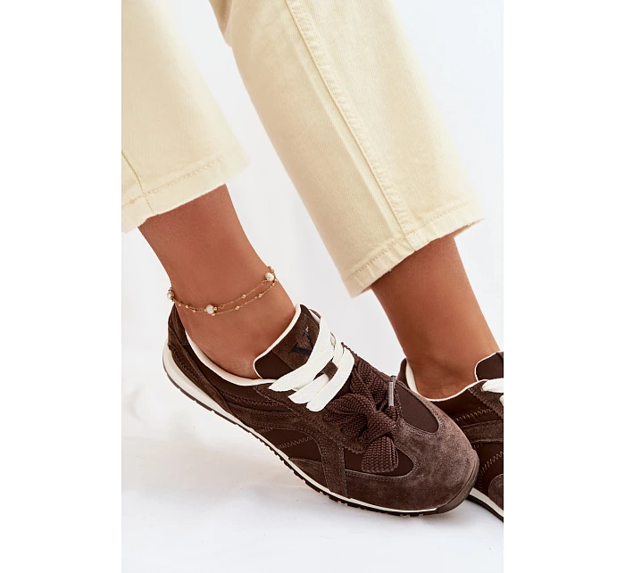 Kožené tenisky Vinceza Dámské 86427 Čokoládové Kožené tenisky Vinceza Dámské 86427 Čokoládové