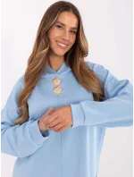 Mikina DHJ BL 20510.68 světle modrá