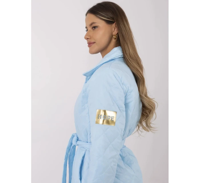 Płaszcz MI PL model 20961880 jasny niebieski - FPrice Płaszcz MI PL model 20961880 jasny niebieski - FPrice