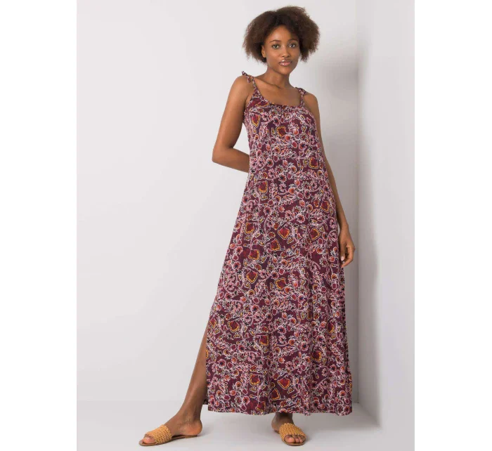 Šaty na SK 1571.36P kaštanová Šaty na SK 1571.36P kaštanová