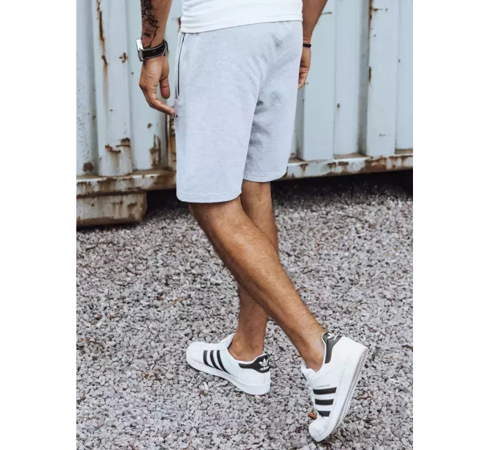 FashionStreet pánské světle šedé šortky SX2186 FashionStreet pánské světle šedé šortky SX2186