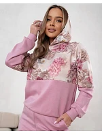 Sportovní souprava s květinovým motivem růžová model 22049189 - Moon