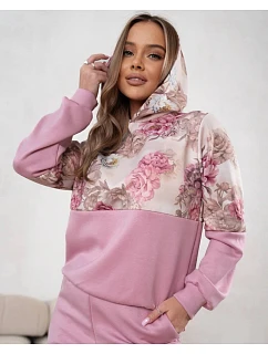 Sportovní souprava s květinovým motivem růžová model 22049189 - Moon