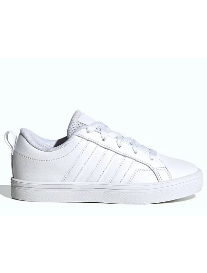 Sportovní boty adidas VS PACE 2.0 K z ekologické kůže, bílé (IE3468)