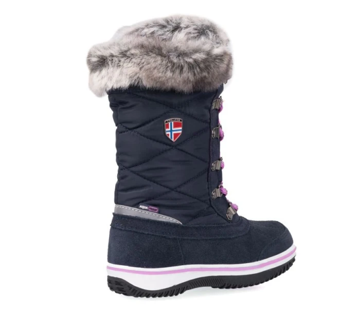 Trollkids Dívčí sněhule Holmenkollen zimní boty pro dívky námořnická modrá (171-114)
