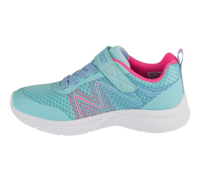 Skechers Microspec Plus - Swirl Sweet 303535L-AQPK Blue 35