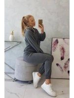 Sada mikin s kapucí v grafitové barvě Sada mikin s kapucí v grafitové barvě